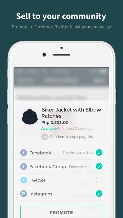 PocketMarket - Sell in ANY Chat App screenshot-3