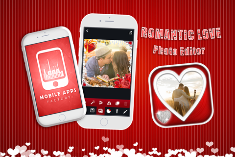 Romantic Love Photo Editor –  Make Collages & Beautify Pics With Stickers, Text, Filters And Frames screenshot 3