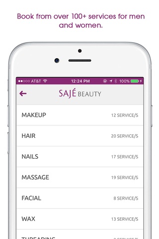 Sajé Beauty - On-demand health and beauty services screenshot 3