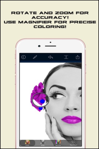 Photo Color Splash Effects Pro - Selective Recolor on black & white picture! screenshot 3