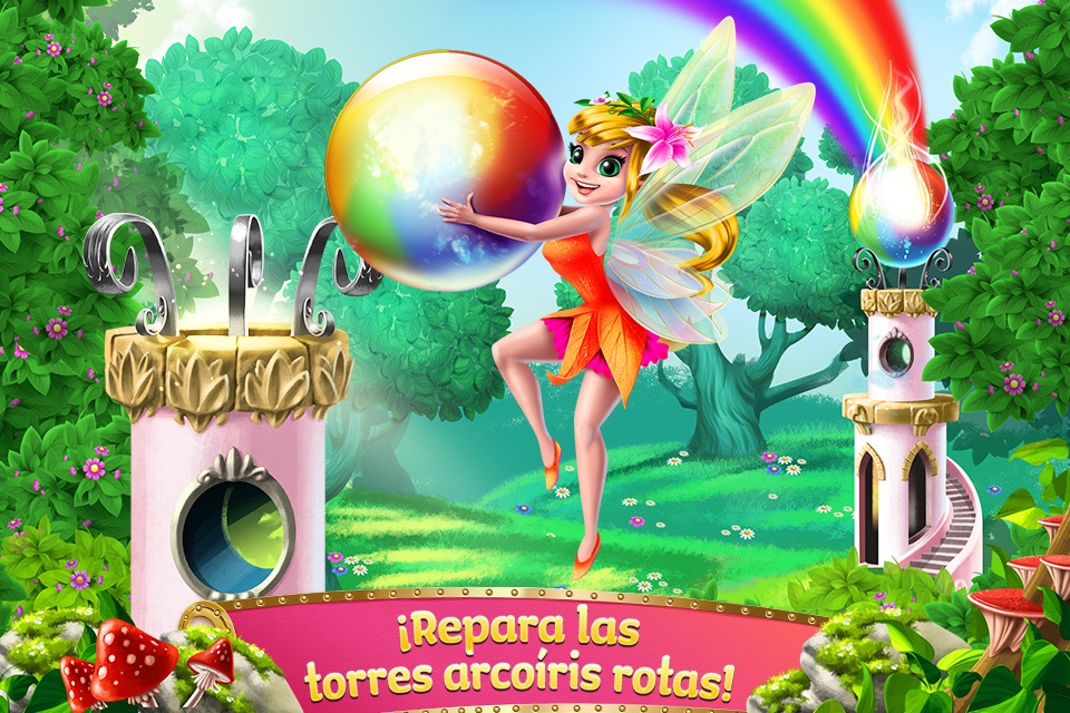 Princess Fairy Rush - Pony Rainbow Adventure screenshot 3