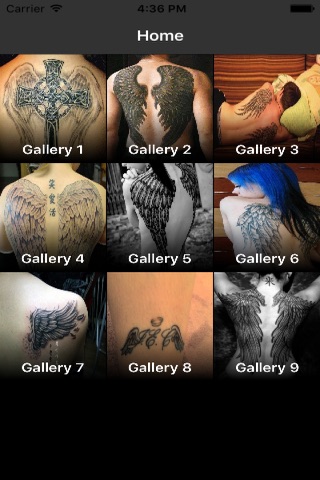 Angel Wing Tattoos screenshot 2