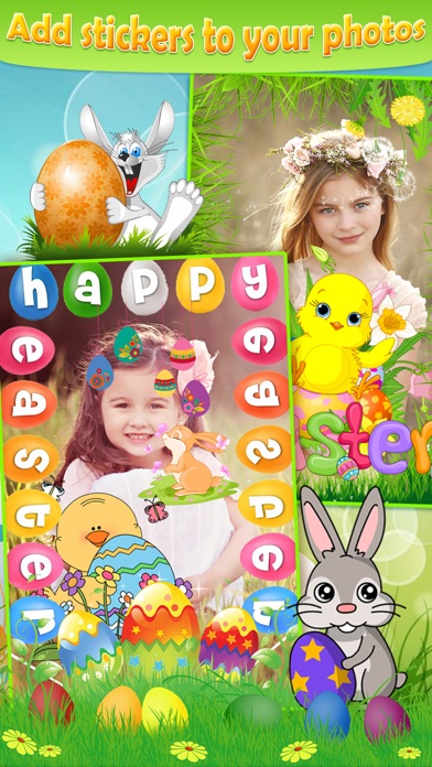 How to cancel & delete Easter Photo Sticker.s Editor - Bunny, Egg & Warm Greeting for Holiday Picture Card from iphone & ipad 2