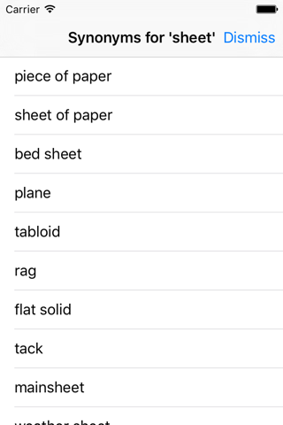 Quick Synonyms - náhled
