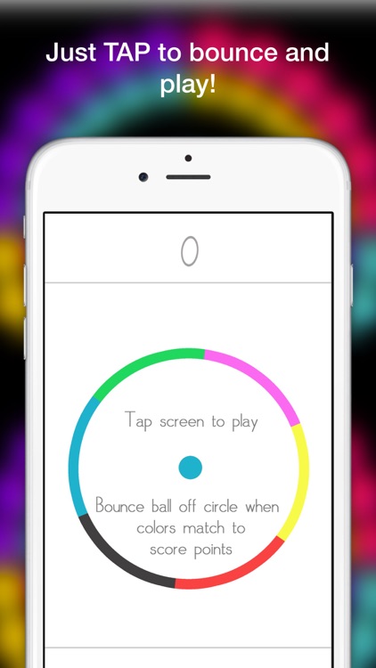 Dot Bounce In Circle- Free Endless Color Game Mode