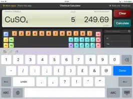 Game screenshot ChemCalc apk