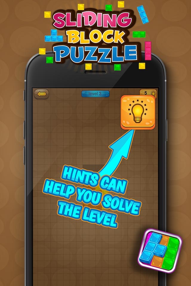 Sliding Block Puzzle – Best Logic Board Game with Colorful Tangram Blocks screenshot 2