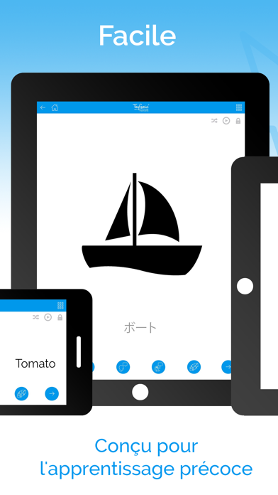 Screenshot #2 pour TinyGenius | Jeu de Cartes pour les Enfants à Apprendre Premiers Mots