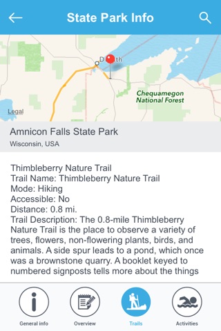 Wisconsin State Parks & National Parks screenshot 3