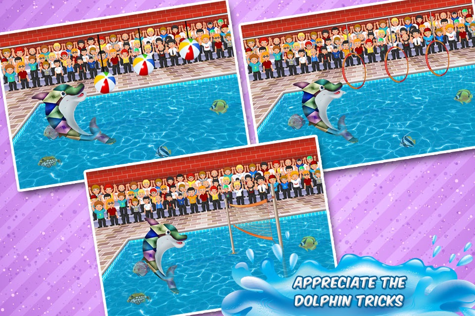 Pool Party Dolphin Show Cleaning & Washing screenshot 3