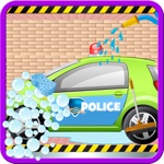 Police Car Wash Salon Cleaning  Washing Simulator