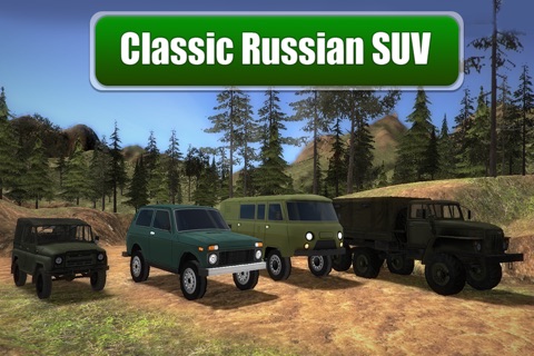 Russian Offroad Jeep Simulator - Drive your SUV in Russian Taiga! screenshot 3