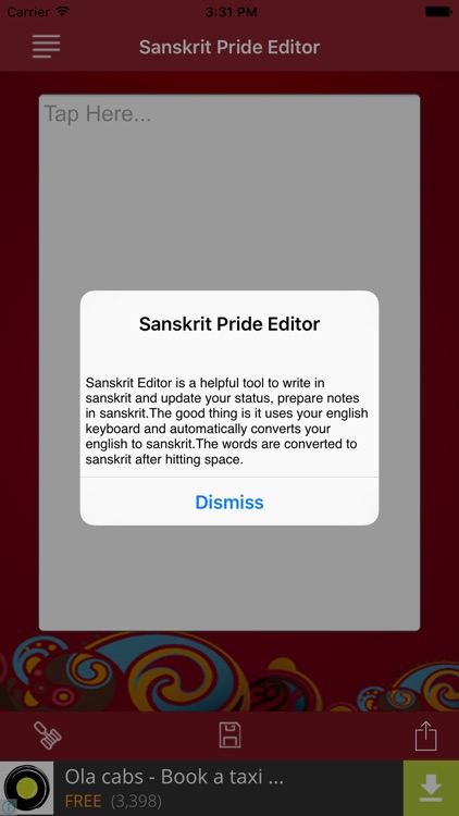 Sanskrit Pride Sanskrit Editor screenshot-3