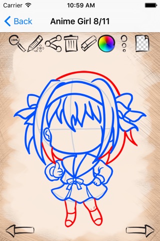 Learn To Draw Chibi Anime Characters screenshot 3