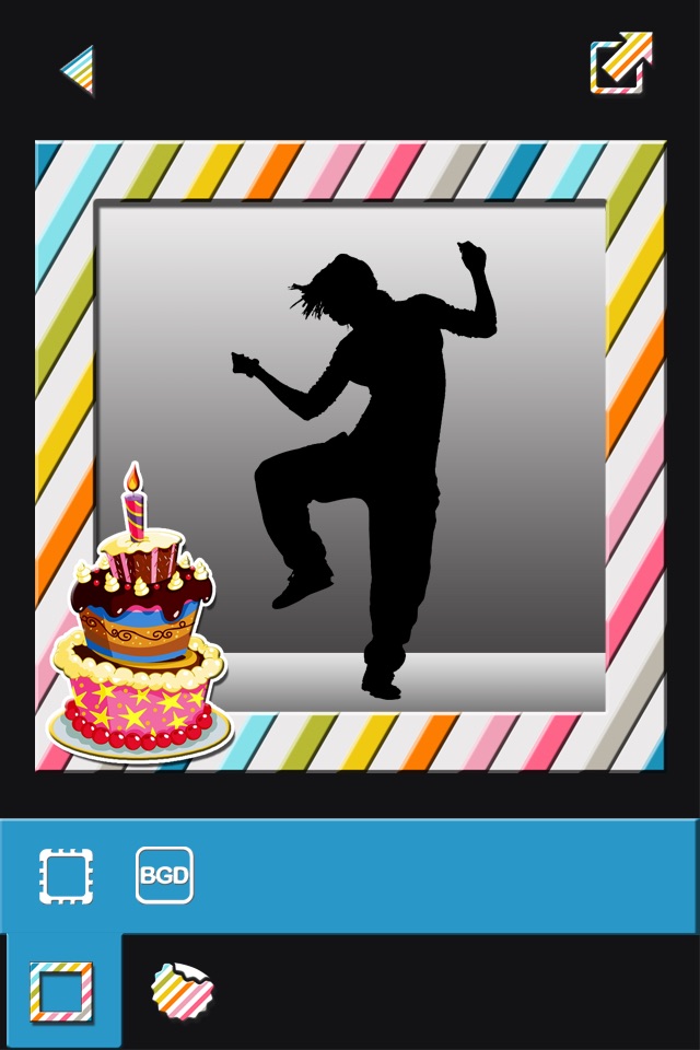 Frame Photos and Add Stickers with Happy Birthday Themes in Picture Editor screenshot 4