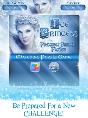 Ice Princess Frozen Snowflake matching Puzzle Gameのおすすめ画像3