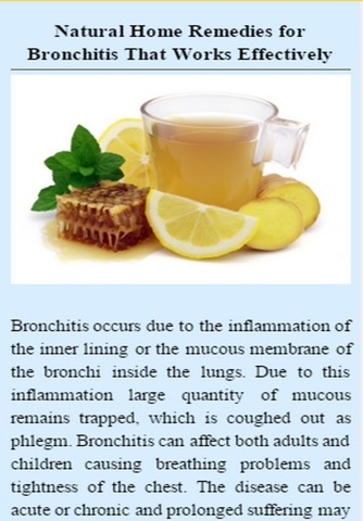 Home Remedies For Bronchitis screenshot 2