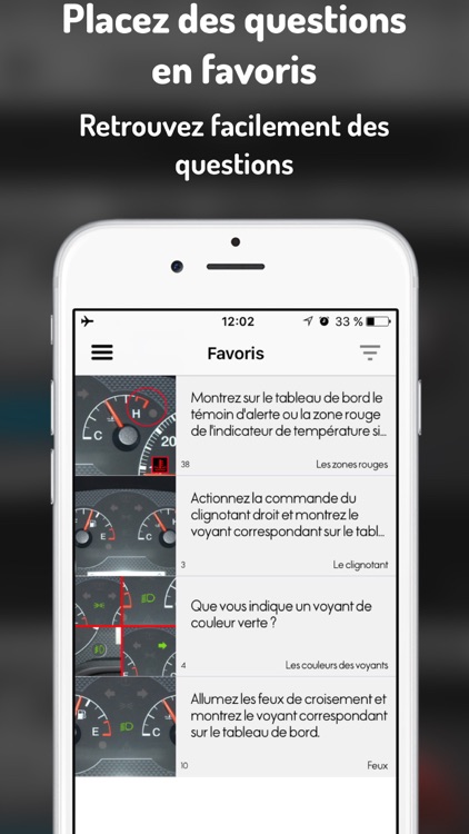 Permis B : Questions du code de la route et du permis de conduire (vérification intérieur et extérieur) screenshot-4