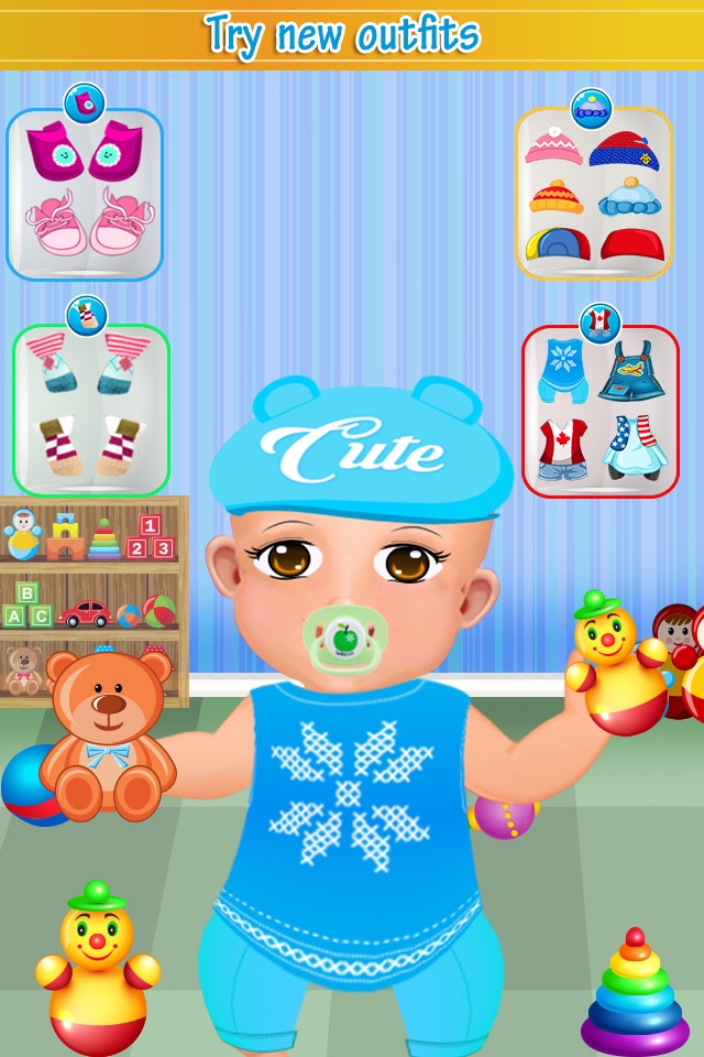Twins Baby Feeding & Care Game screenshot 2