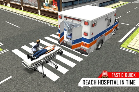 Ambulance Rescue Driver 3D screenshot 2