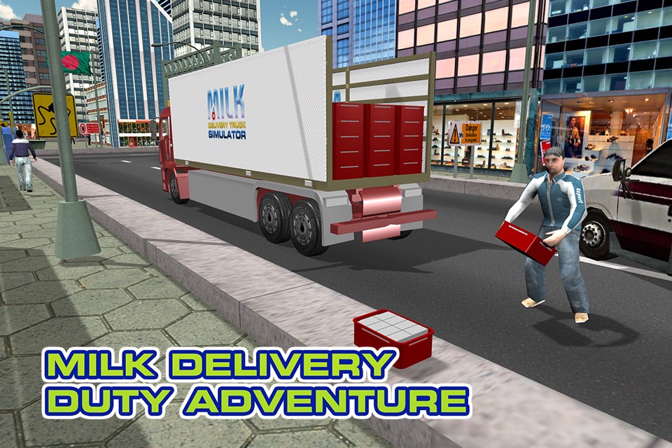 Milk Delivery Truck Simulator – Extreme trucker driving & parking game screenshot 3