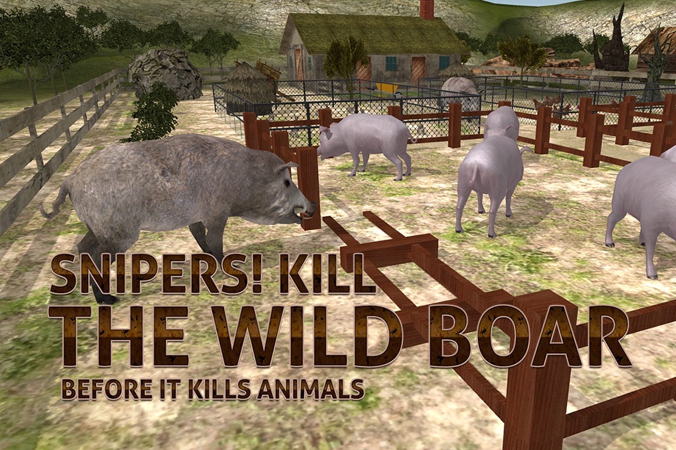 Farm Boar Hunter Simulator – Cattle guard & sniper shooting simulation game screenshot 4