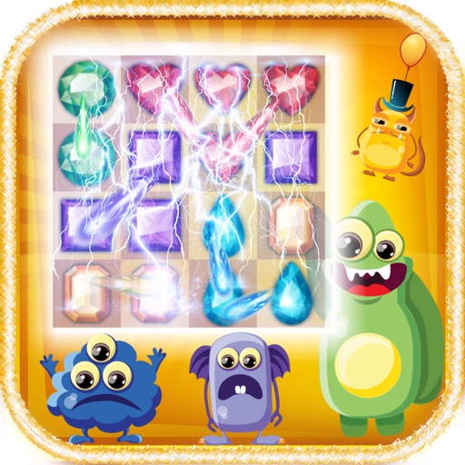 Jewels Monsters Invasion iOS App