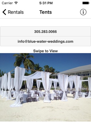 Blue Water Weddings screenshot 4