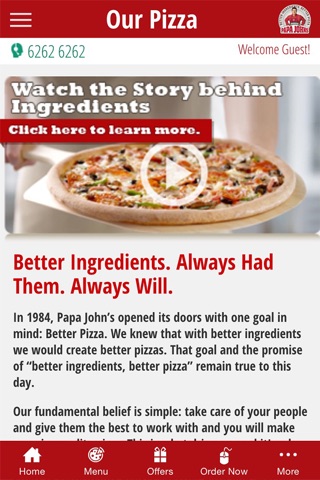 Papa John's Pizza of Singapore screenshot 3