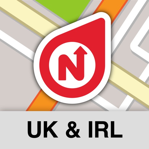 NLife UK & Ireland - Offline GPS Navigation, Traffic & Maps icon