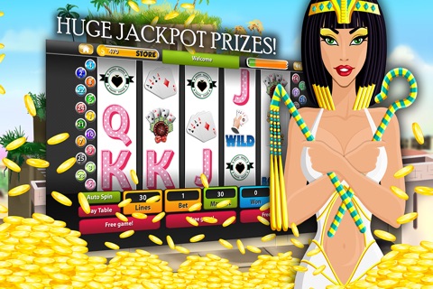 Cleopatra's Treasure Slots Casino - Way of Fire to Book of Ra screenshot 2