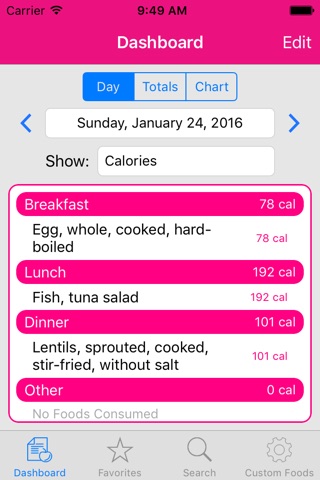 MyCal II Calorie Tracker screenshot 4