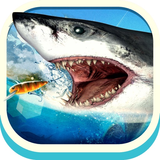 Shark Attack Food Prize Claw Grabber Adventure Games Icon