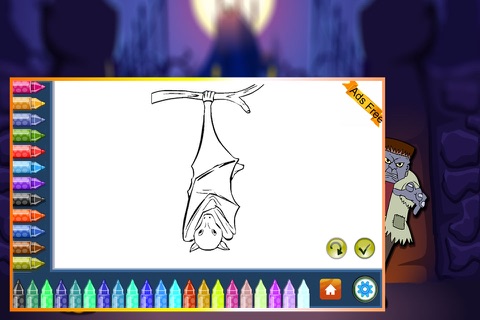 Halloween Coloring Book screenshot 2