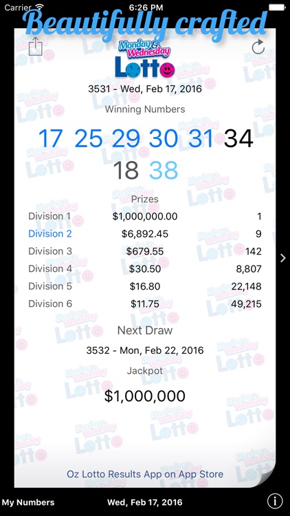 Lotto results on sale 6 months