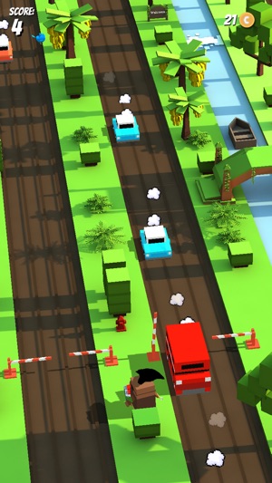 Crossy Barrier Dash - Reckless Road Rush Block 3 Free Editio(圖4)-速報App