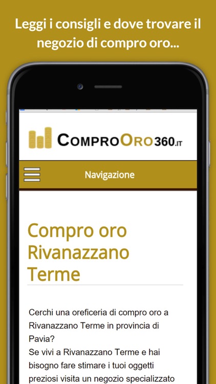 Compro Oro Cerca Negozi