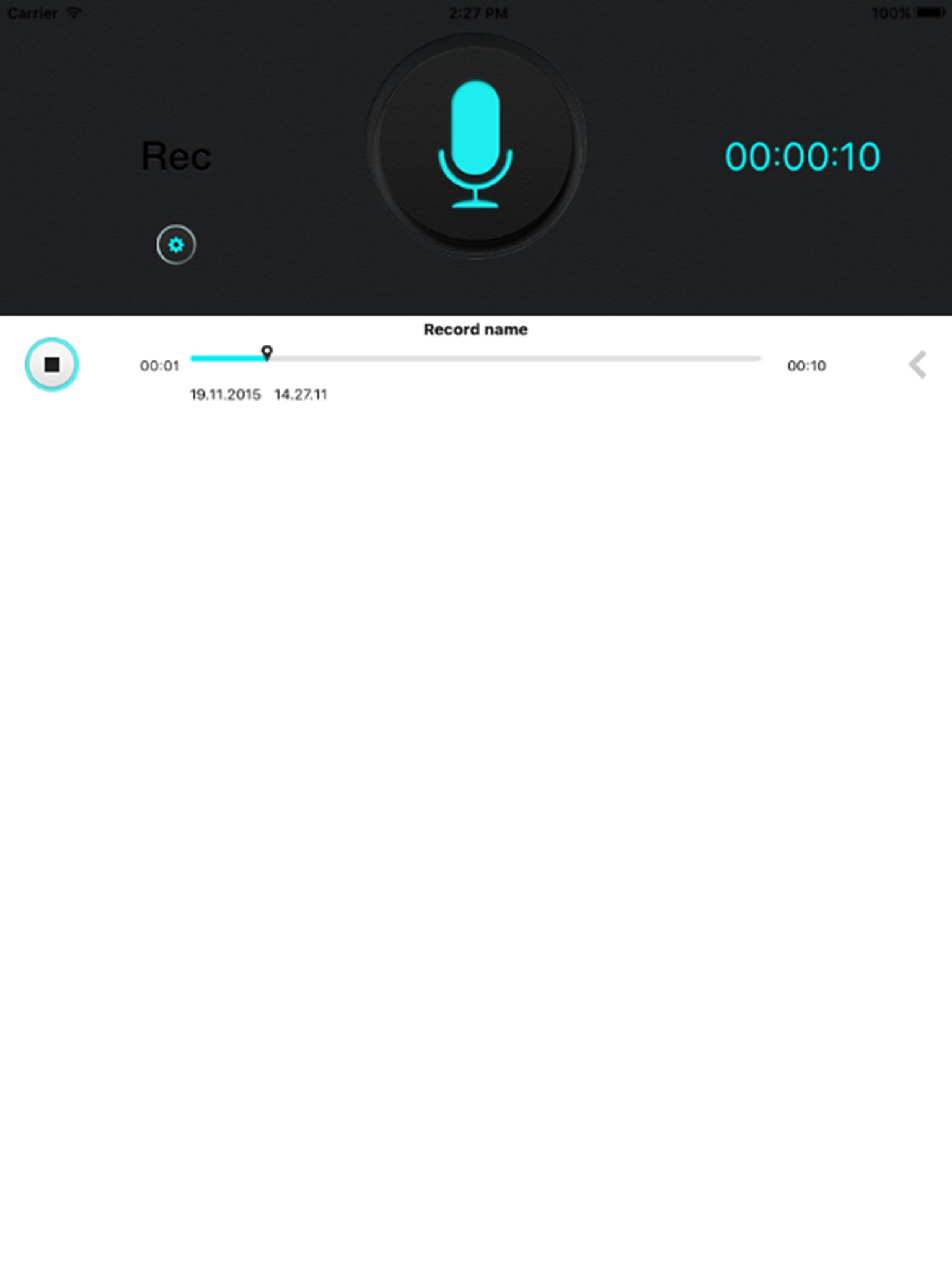 Super Voice Recorder for iPad, Record your meeting screenshot 3