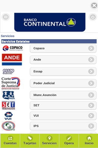 Banco Continental screenshot 3
