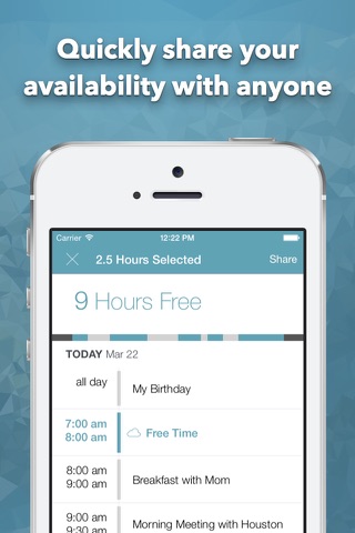 Free Time 2: Calendar Availability & Schedule for Today's Meetings screenshot 3