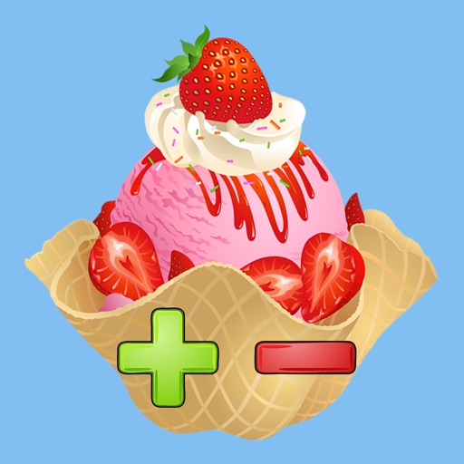 Ice Cream Grade 1 Math For Kids Icon