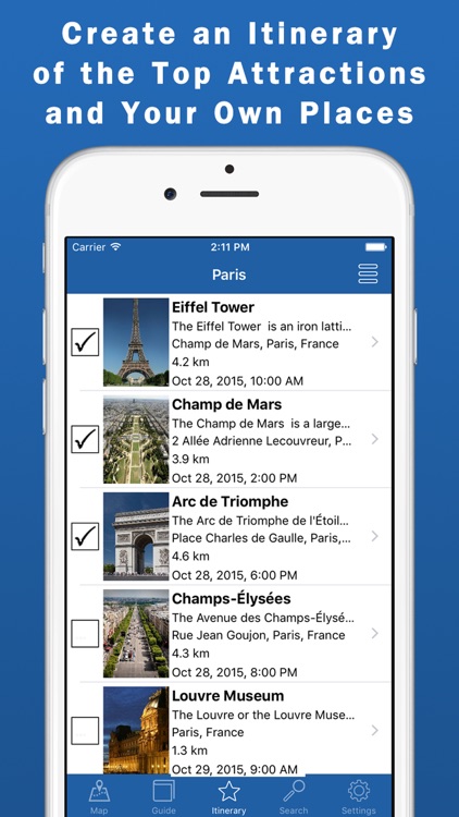 World City Guides & Offline Maps with Itinerary