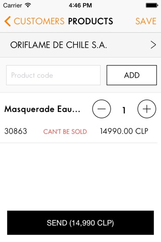 Oriflame Order Pad screenshot 2