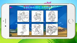 Game screenshot Drawing Painting Little Mermaid - Coloring Books Princess Games For Toddler Kids and Preschool Explorers apk