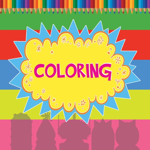 Finger Coloring For Kids Inside Office For Yo Gabba Edition iOS App
