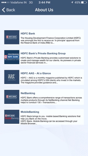 HDFC Bank AAG