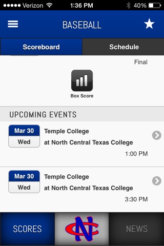 NCTC Athletics Front Row screenshot 3