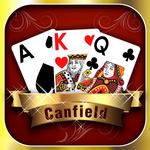 Canfield Solitaire App - Go Snap Cards Up Now Icon