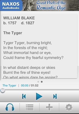 Great Poets of the Romantic Age: Audiobook App screenshot 2