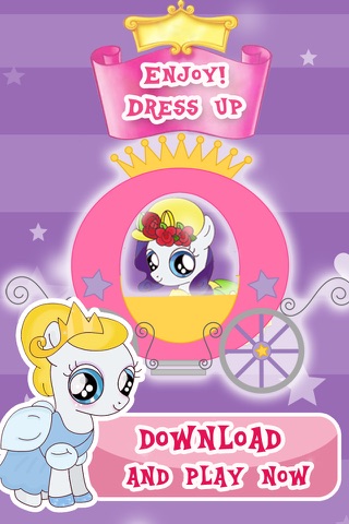 “Princess Pony Dress Up For Equestria Girls” : My Little Pets Friendship Rock salon and Make-Up Ever Game screenshot 4